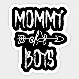 Mommy Of Boys Sticker